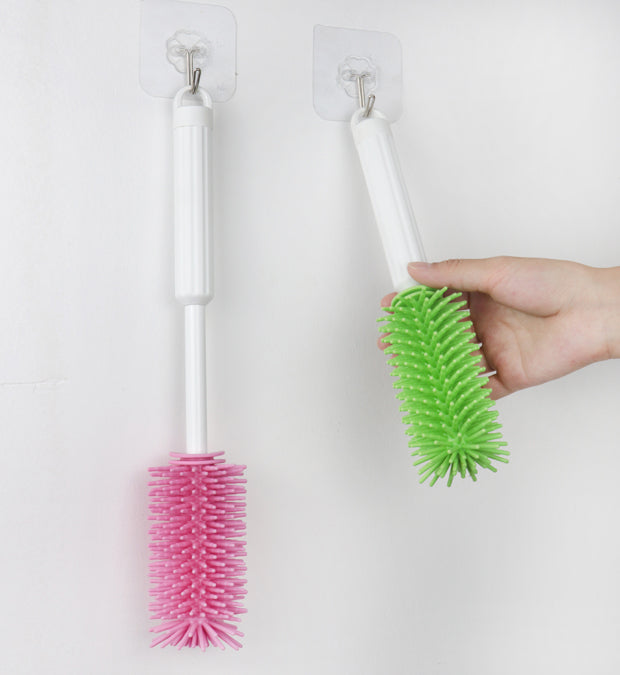 Adjustable Bottle brush with Splash Guard