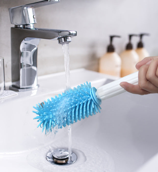 Adjustable Bottle brush with Splash Guard